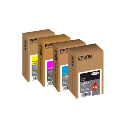 Tintas Epson 748XXL Colores y Negro