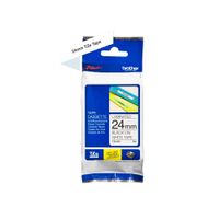 Cinta Brother Tze-251 Negro sobre Blanco 24mm