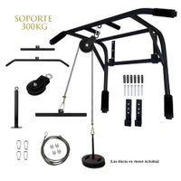 Barra 2 en 1 Calistenia Crossfit + Sistema Polea Adaptable