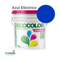 Pintura Ecológica ECOSATINADO 1 Galón Azul Eléctrico