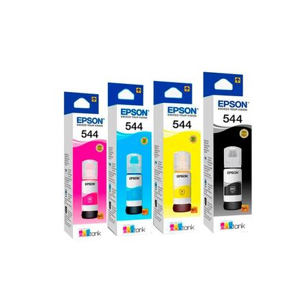 Tintas Epson T544 Colores y Negro