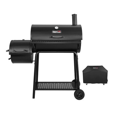 Royal Gourmet Cc1830fc Ahumador de Carbón (Parrilla + Cubierta) Color Negro