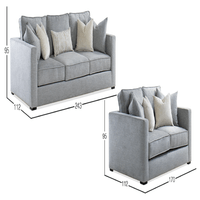 Sala  3 2 Dmuebles Borbón - Gris claro