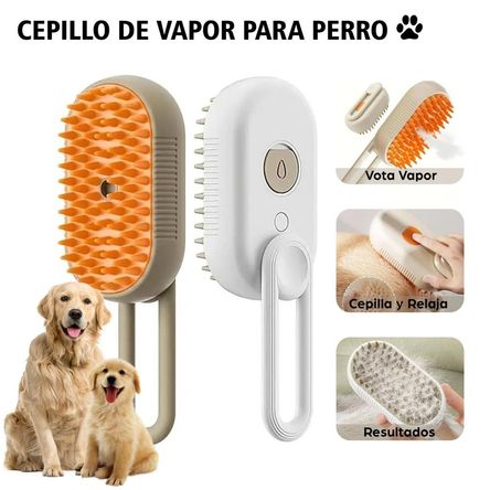 Cepillo de Vapor Premium 3 en 1 para Mascotas Peine para Perros y Gatos Cepillo de Vapor Premium 3 en 1 para Mascotas Peine para Perros y Gatos