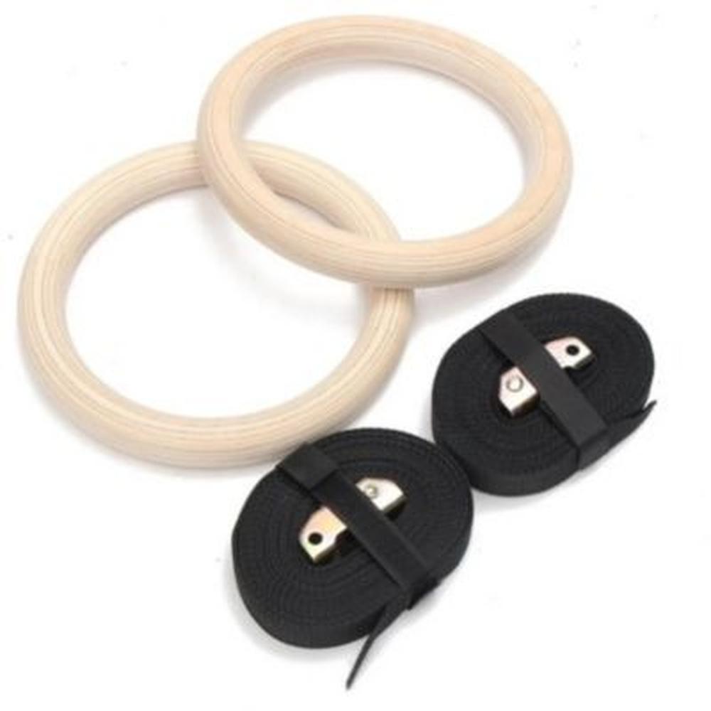 Anillas D Madera Aros Olímpicos Gimnasia Crossfit Calistenia