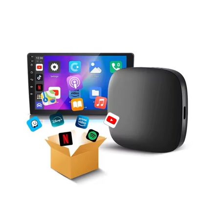 Adaptador CarPlay Android Auto Inalambrico Netflix Youtube Apps MagiCarBox