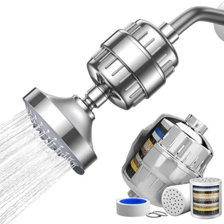 Filtro Ducha Plateado ASDAGI Filtro Ducha Plateado ASDAGI