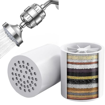 Repuesto para Filtro Ducha Plateado ASDAGI - 02 Unidades Repuesto para Filtro Ducha Plateado ASDAGI - 02 Unidades