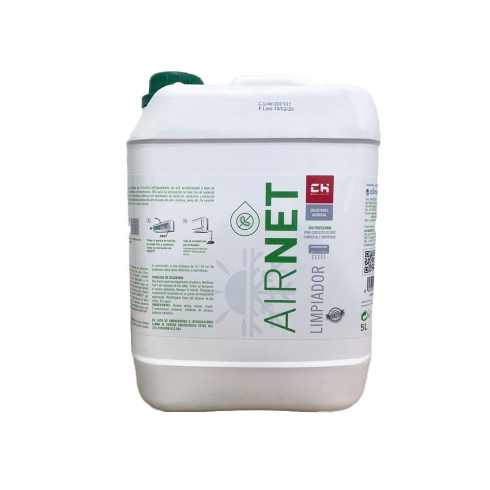 Airnet Limpiador de Aire Acondicionado, Galonera 5 Lts Airnet Limpiador de Aire Acondicionado, Galonera 5 Lts