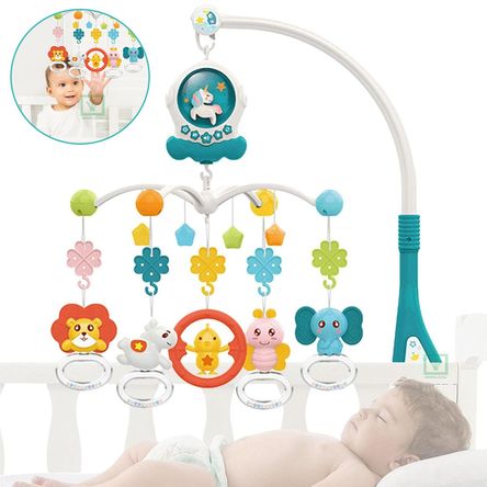 Movil Musical para Cuna Unicornio Azul HE0311 Movil Musical para Cuna Unicornio Azul HE0311