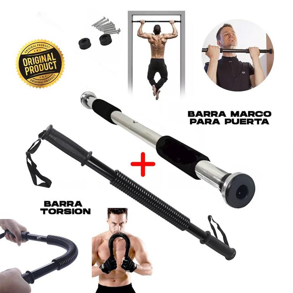 Barra Torsión Resorte Hand Grip + barra marco para puerta