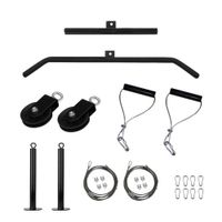 Sistema Set Polea Completo Cable Resistencia + Accesorios