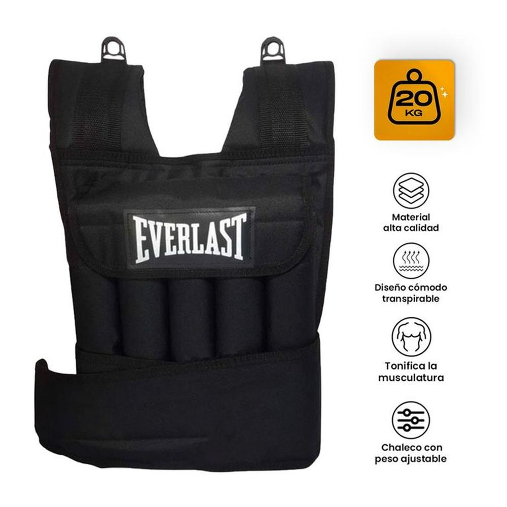 Chaleco 20kg Camuflado Crossfit Gym