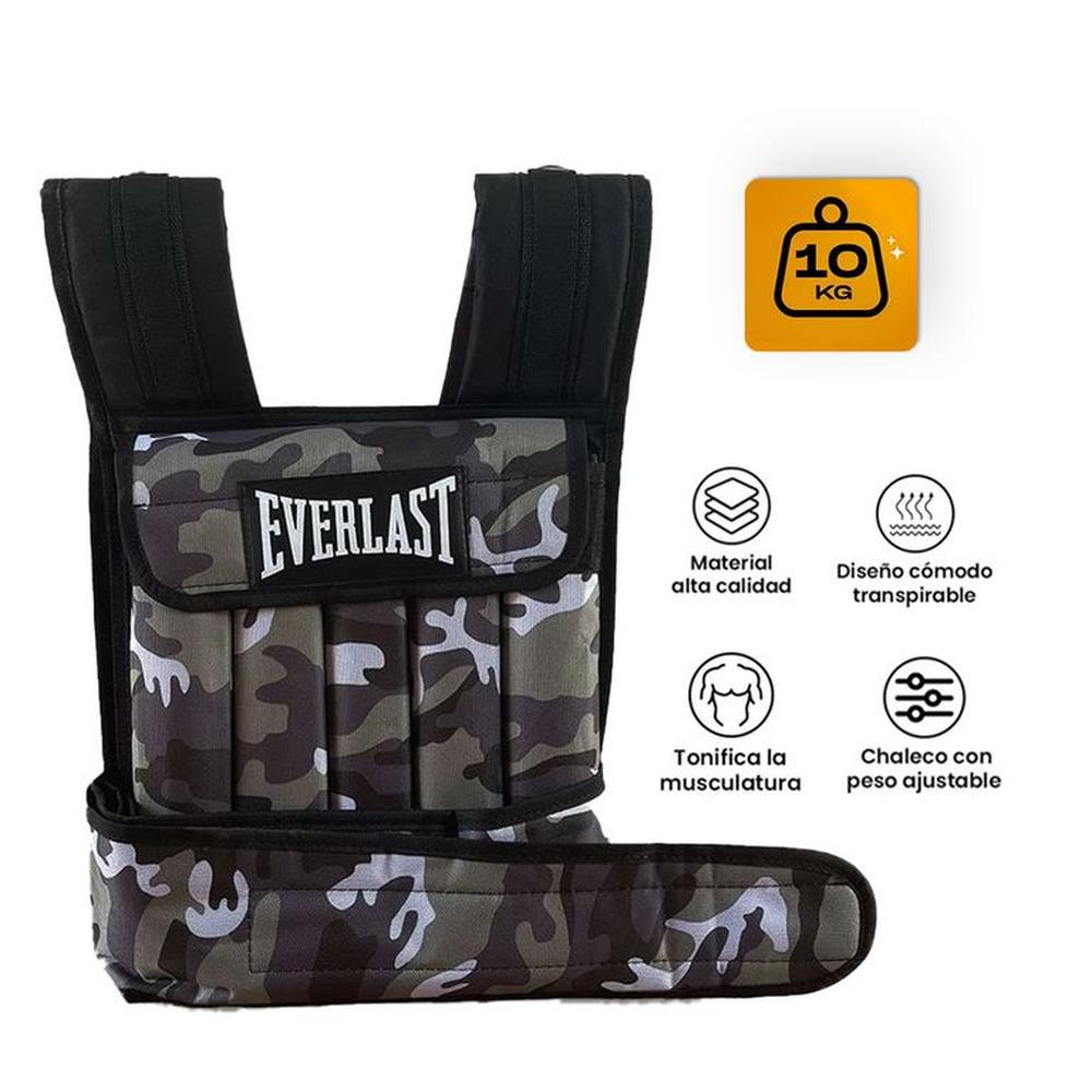 Chaleco De Peso 10kg Camuflado Crossfit Chaleco De Peso 10kg Camuflado Crossfit