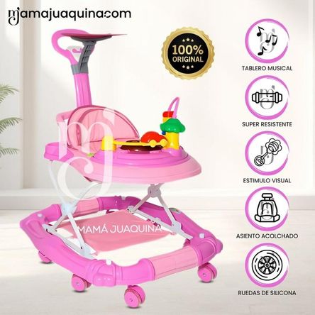 Andador con Tablero Musical «WALKIE» Pink Andador con Tablero Musical «WALKIE» Pink