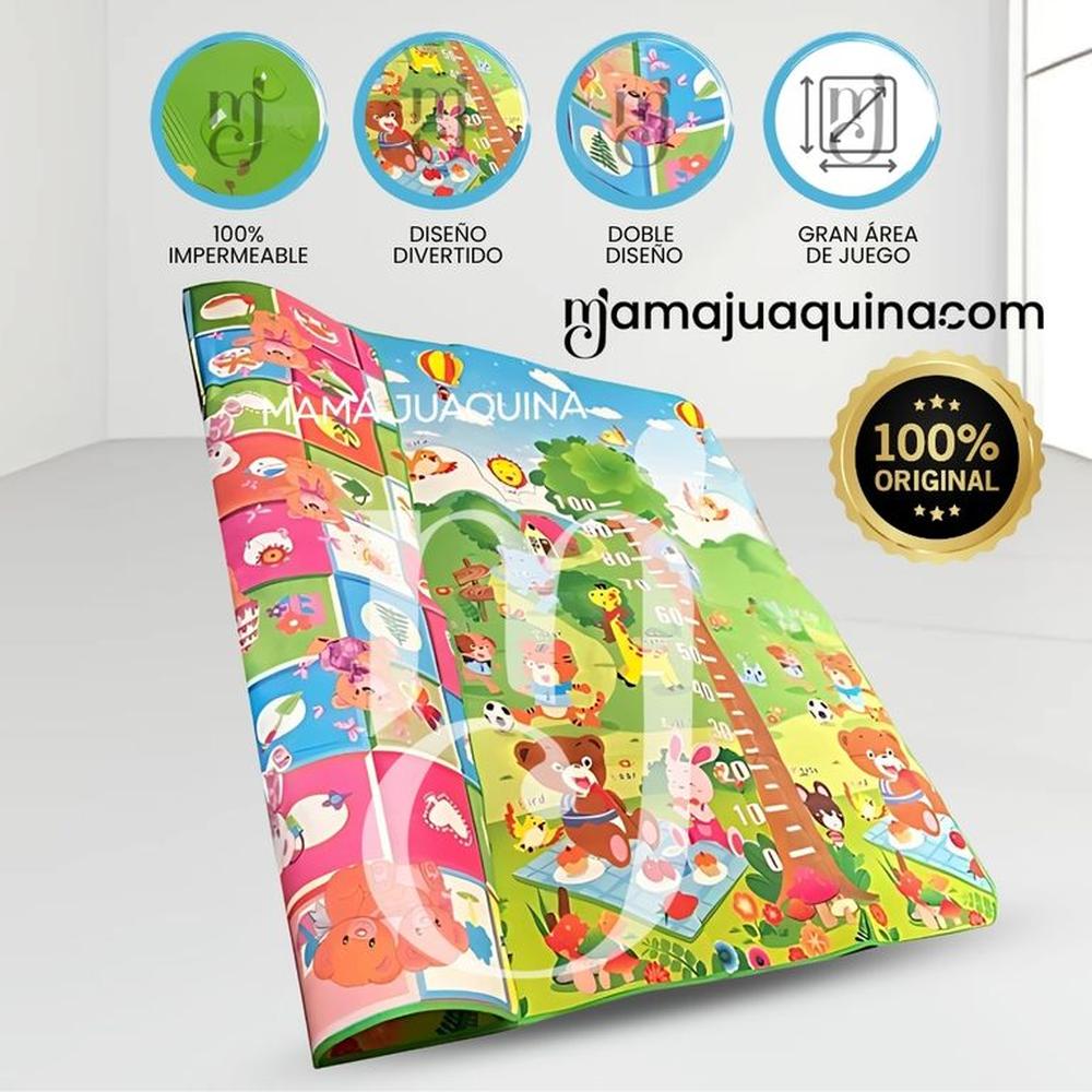 Alfombra Impermeable Reversible «LITTLE GARDEN» Green Alfombra Impermeable Reversible «LITTLE GARDEN» Green