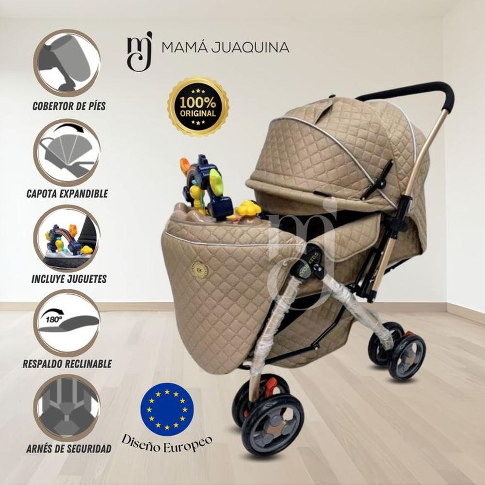 Coche Cuna Musical de Lujo «SUMMER DAY» Beige Coche Cuna Musical de Lujo «SUMMER DAY» Beige