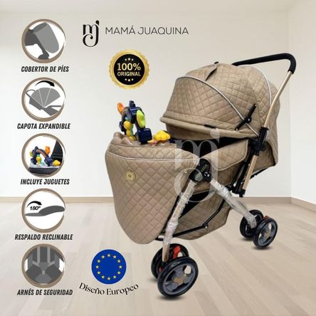 Coche Cuna Musical de Lujo «SUMMER DAY» Beige Coche Cuna Musical de Lujo «SUMMER DAY» Beige