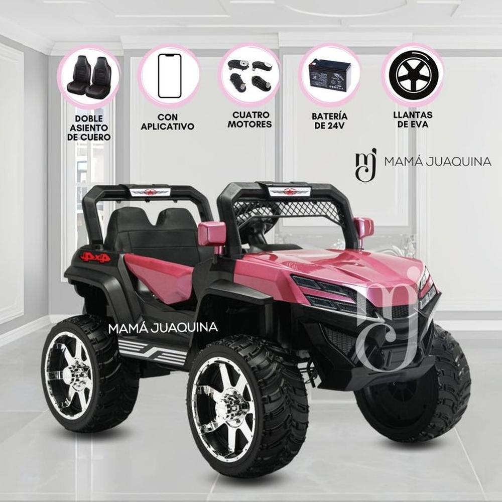 Carro a Batería 4 x 4 «STRANGER» Todo Terreno Pink