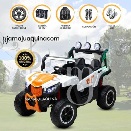 Carro a batería 4X4 «RANGOV» Musical con Luces LED Orange Carro a batería 4X4 «RANGOV» Musical con Luces LED Orange