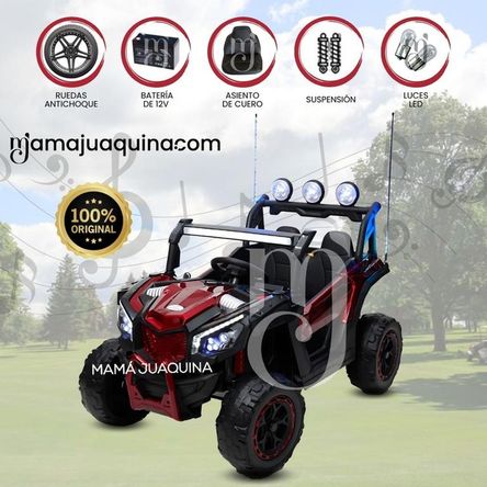 Carro a batería 4X4 «RANGOV» Musical con Luces LED Red Carro a batería 4X4 «RANGOV» Musical con Luces LED Red