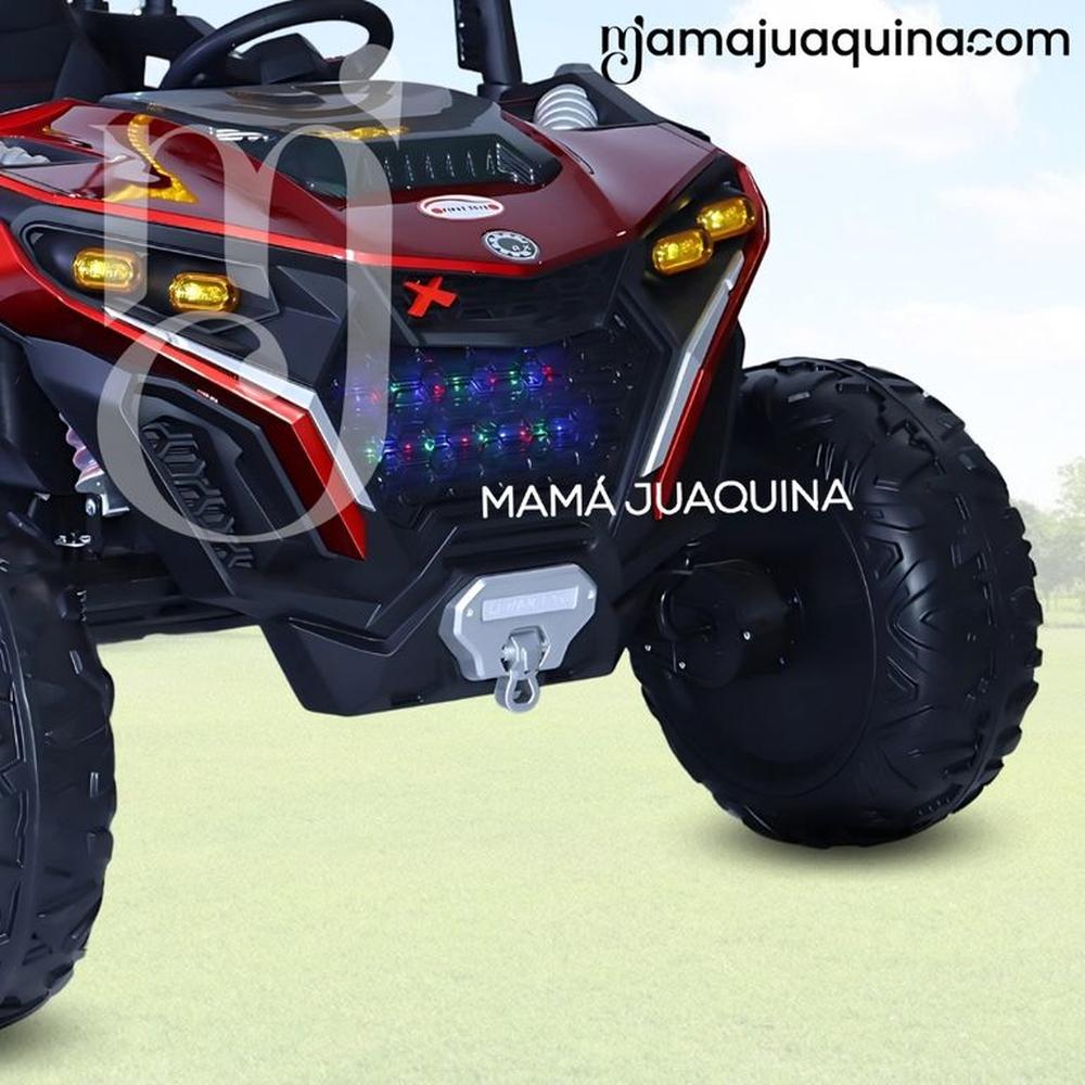 Carro a batería 4X4 «DAZIL» con Pantalla y Bluetooth Red | Promart.pe ...