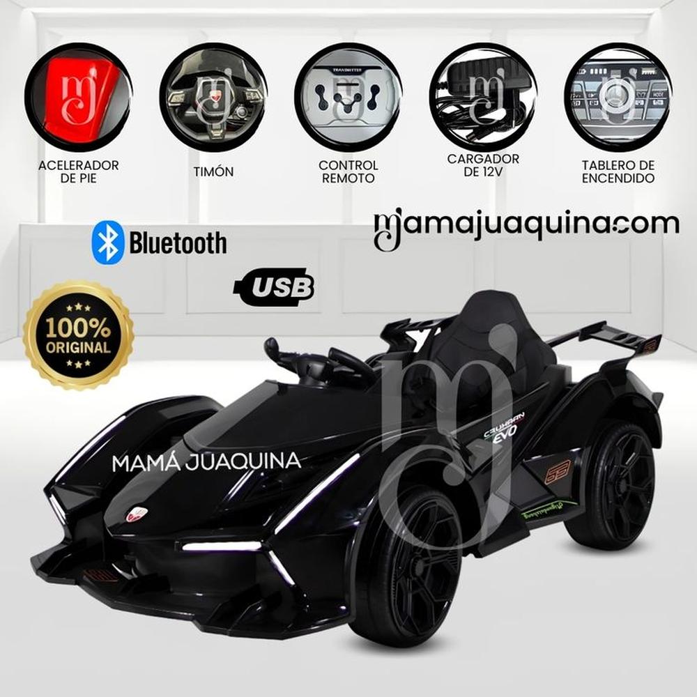 Carro a Batería de Lujo Para Niños «LEGACY» Black