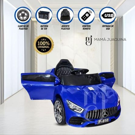 Carro a Batería de Lujo «MERCEDES DEPORTIVE» Licenciado Blue