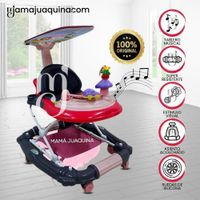Andador con Tablero Musical «FIRST WALK» Dark Pink
