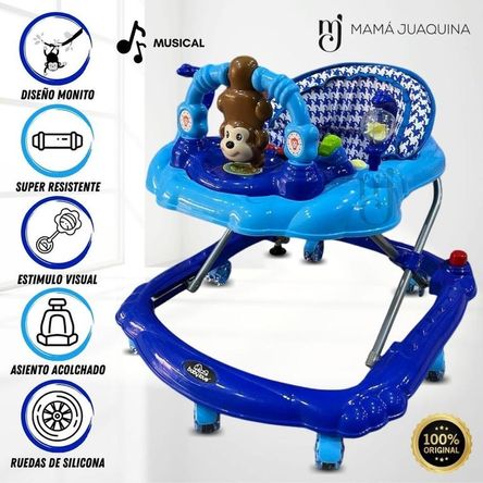 Andador con Tablero Musical «MONKY» Blue Andador con Tablero Musical «MONKY» Blue