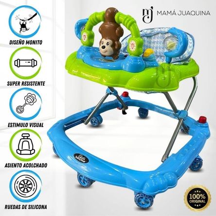 Andador con Tablero Musical «MONKY» Light Blue Andador con Tablero Musical «MONKY» Light Blue