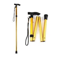 Bastón Plegable Ortopédico Aluminio Amarillo