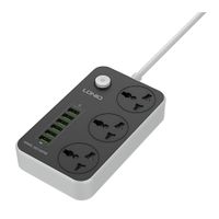 Tomacorriente 3 puertos y 6 entradas USB Premium - SC3604