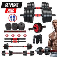 Set de Pesas Convertibles de 20 Kg