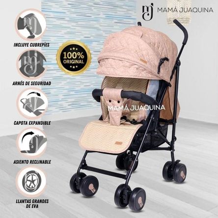 Coche Bastón de Lujo «NEWBURN» Beige