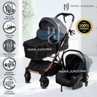 Coche Moisés Travel System «CLINT PRIME» con Porta bebé Blue