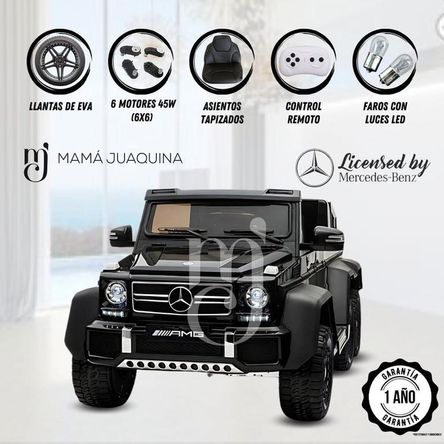 Auto a Batería «AMG 6X6» Licenced Black