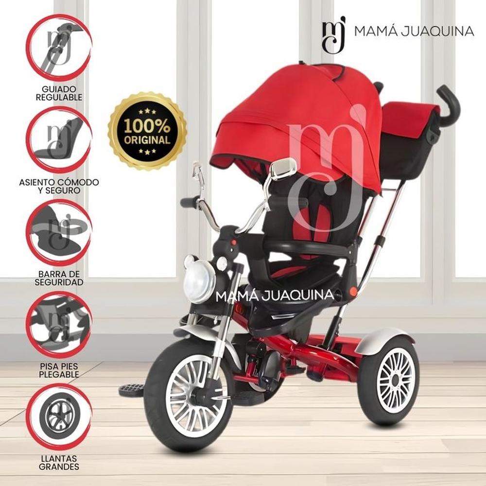 Triciclo Guiador de Lujo «DOMINI» Red