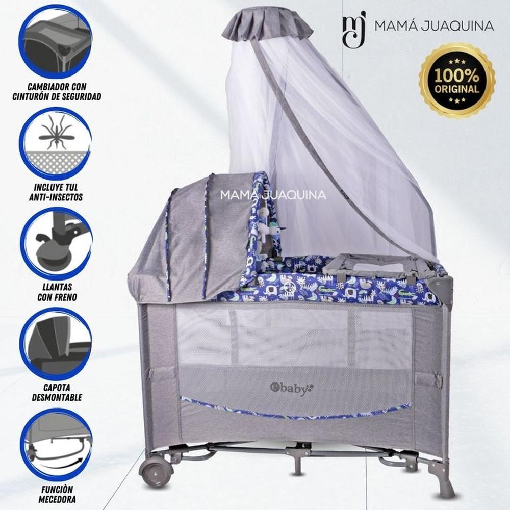 Cuna Corral de Lujo «FIYI» Edición Limitada Blue