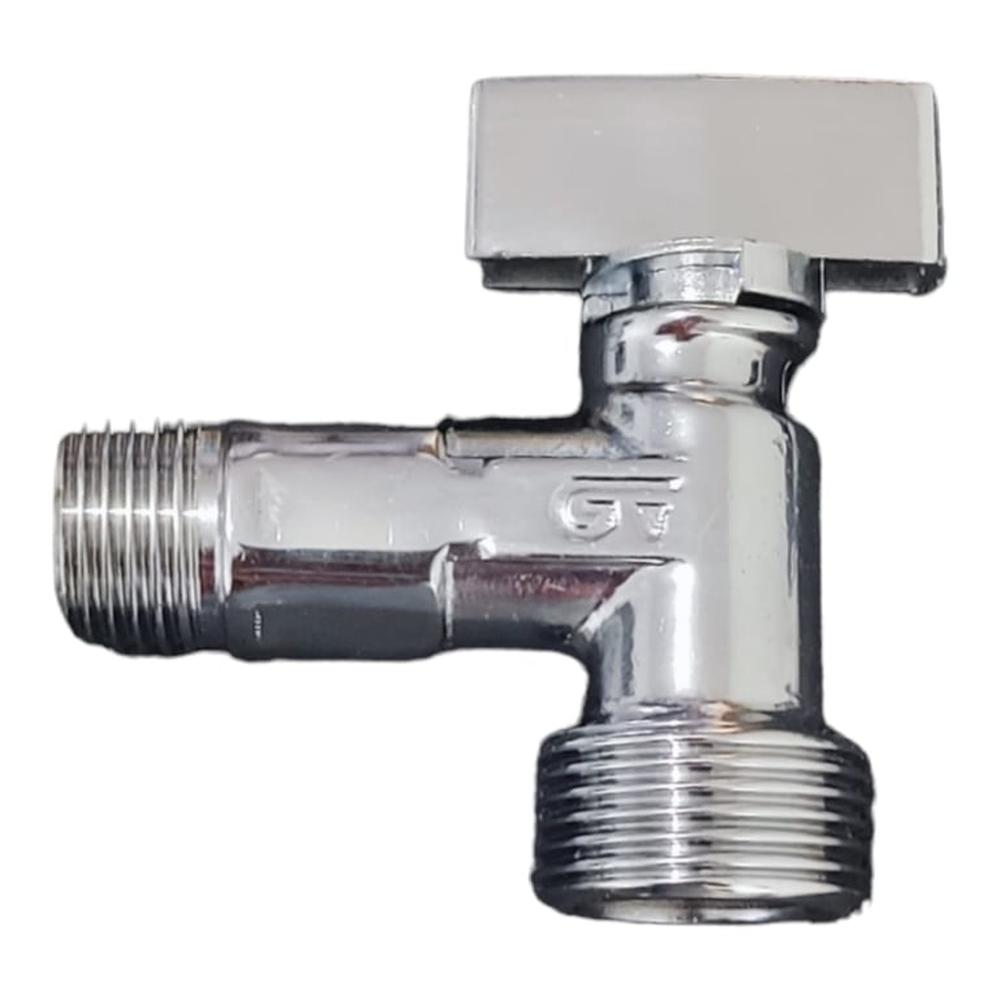 Válvula Angular para conectar lavadora a la pared