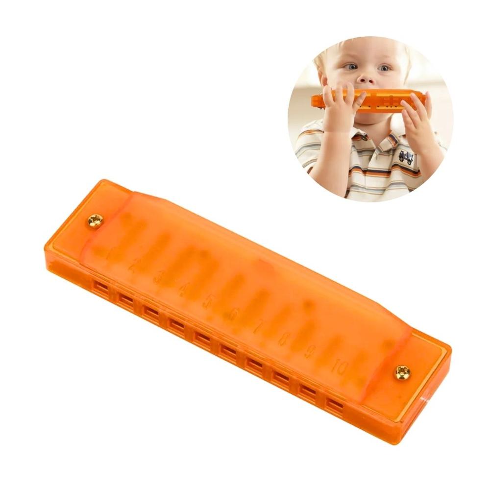 Armónica de Plástico para Niños - Anaranjado Armónica de Plástico para Niños - Anaranjado