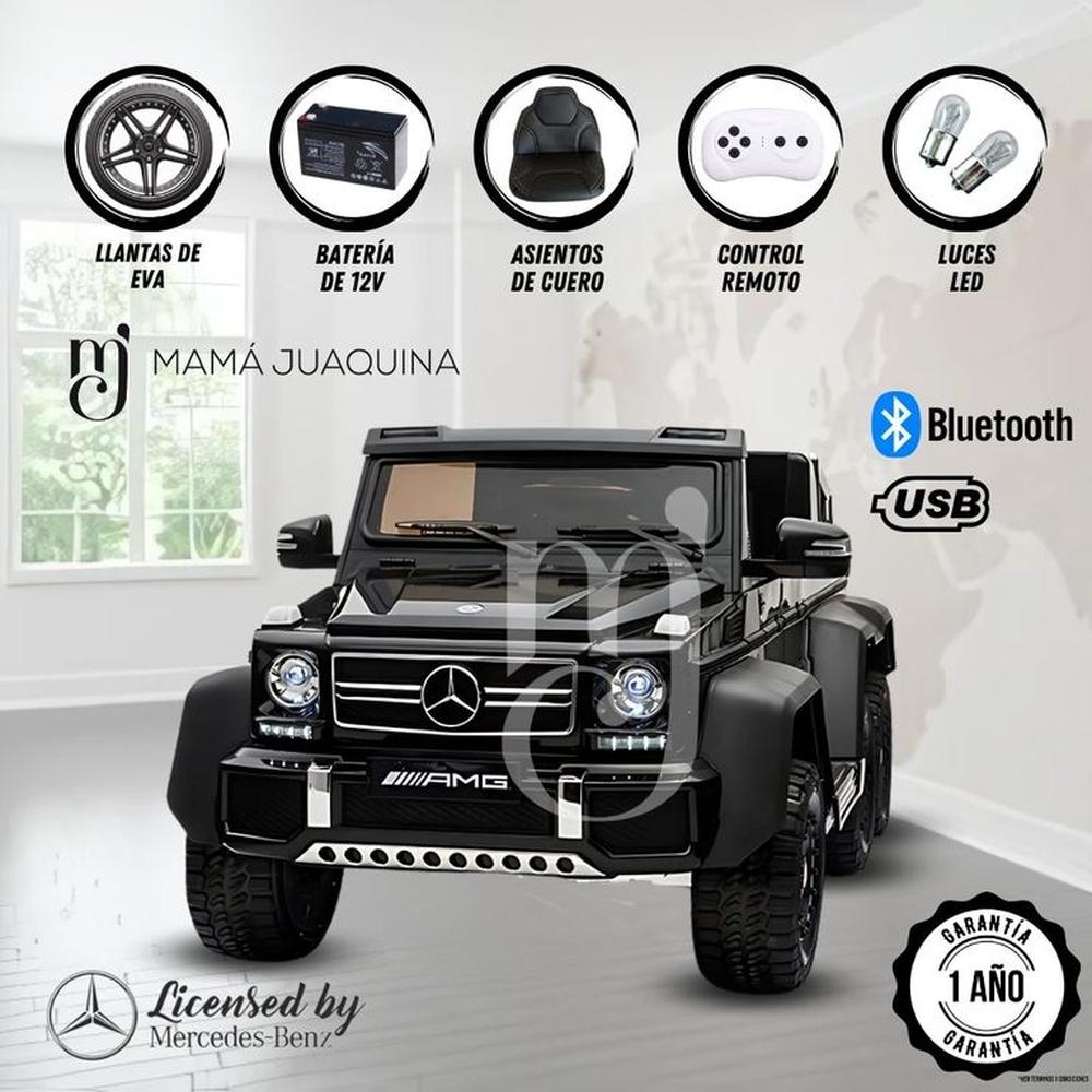 Auto a Batería «AMG 6X4» Licenced Black