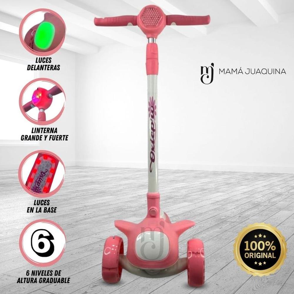 Scooter con Luces «AXE PRO» Pink