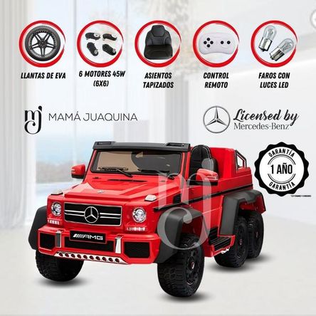 Auto a Batería «AMG 6X6» Licenced Red