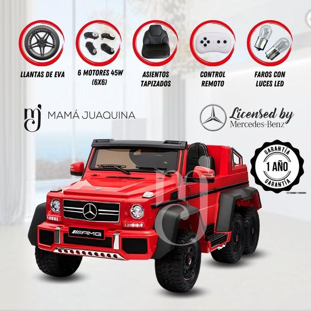 Auto a Batería «AMG 6X6» Licenced Red