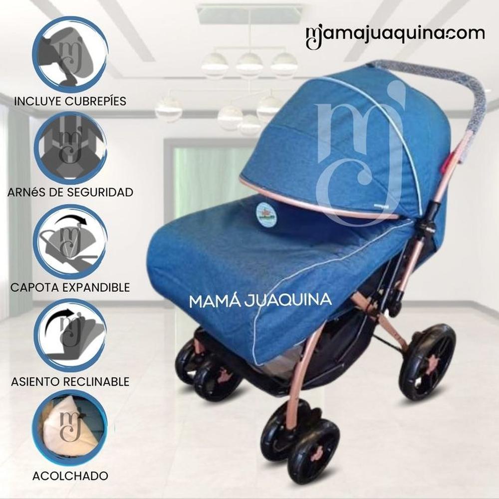 Coche Cuna De Lujo «LLANTONE» Blue Coche Cuna De Lujo «LLANTONE» Blue