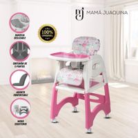 Silla de Comer 3 en 1 «CHAIRMAN» Pink