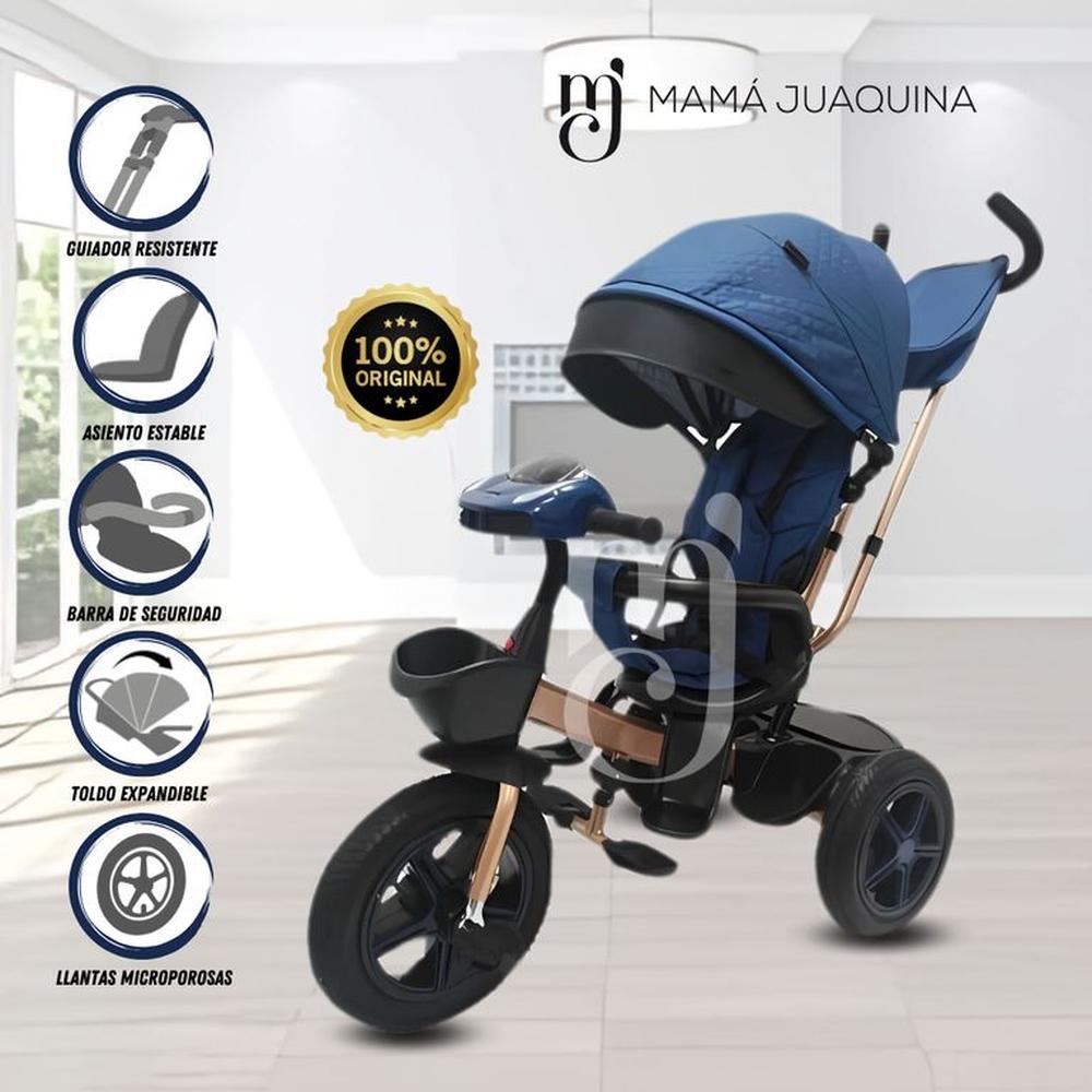 Triciclo Guiador para Niños «DOORO» Blue