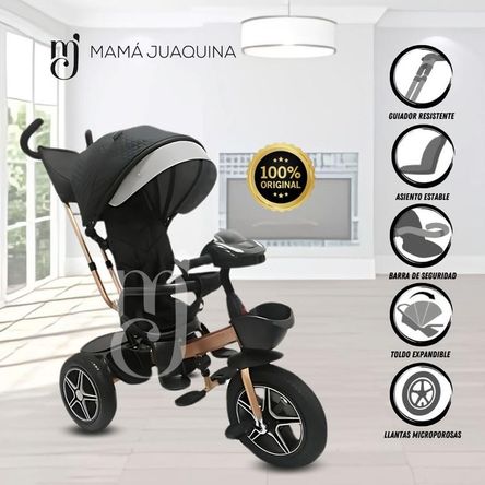 Triciclo Guiador para Niños «DOORO» Black Triciclo Guiador para Niños «DOORO» Black