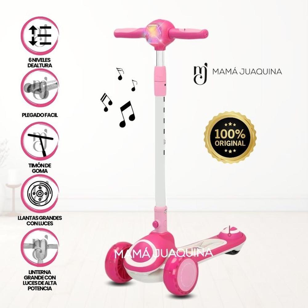Scooter Musical para Niños «LEXUS» Pink